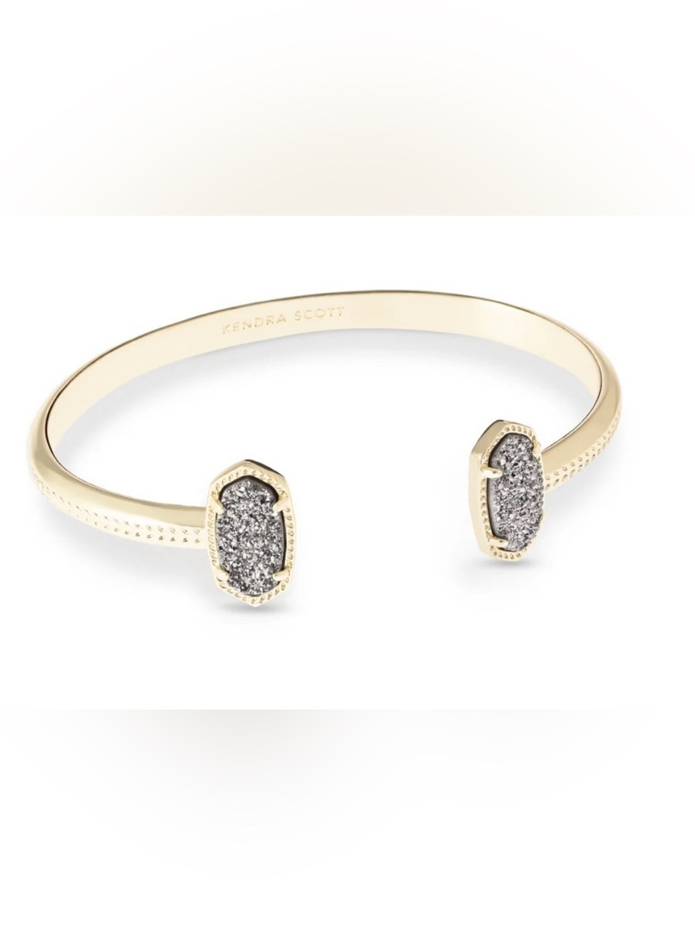 Kendra Scott Elton Cuff with Platinum Druzy